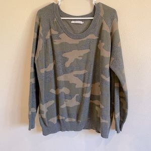 Stitches&Stripes Camo Sweater Top